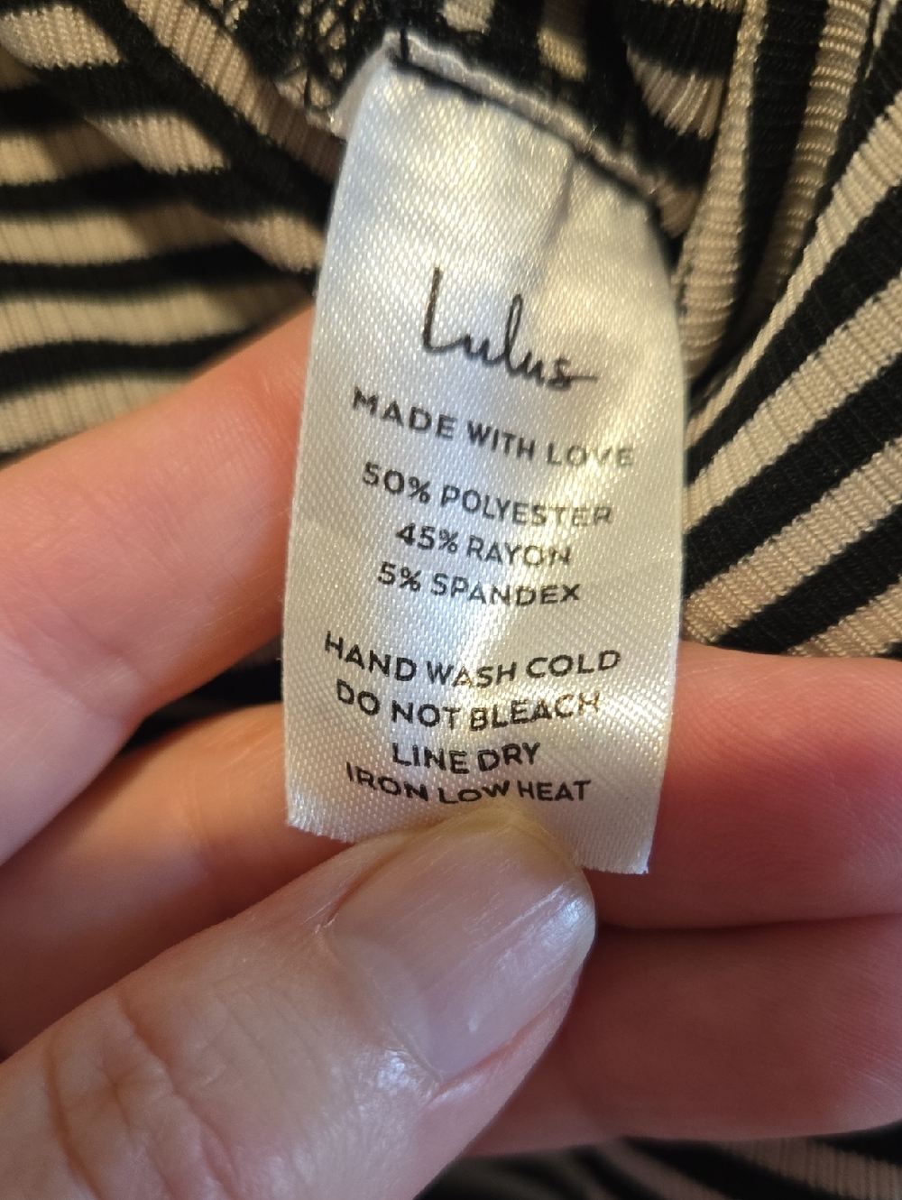 Lulus Striped Black & Tan Tank Bodysuit - Picture 11 of 11